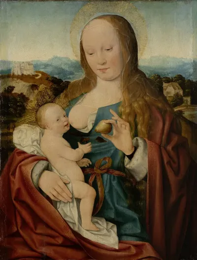 Madonna With Pear