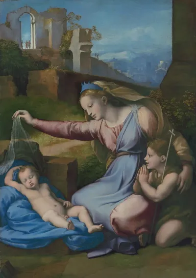 Madonna With The Blue Diadem