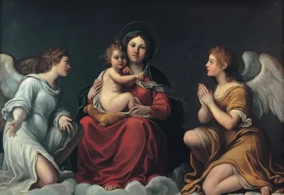 Madonna With The Child And Angels
