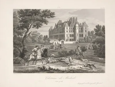 Madrid Chateau Around 1724