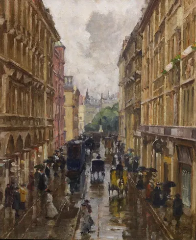 Maffeistrase Im Regen