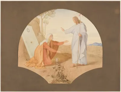 Magdalena Am Ostermorgen Selig Die Trauernden