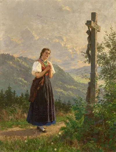 Magdalena Beneath The Cross