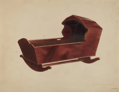 Mahogany Cradle