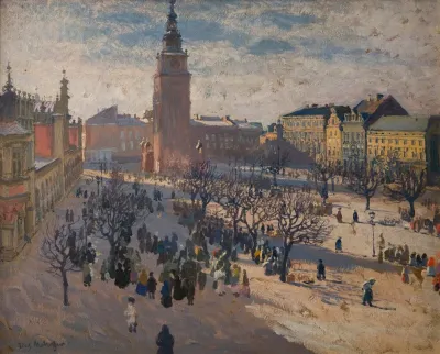 Main Market Square In Krakow