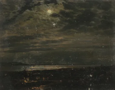 Maine Coast Moonlight