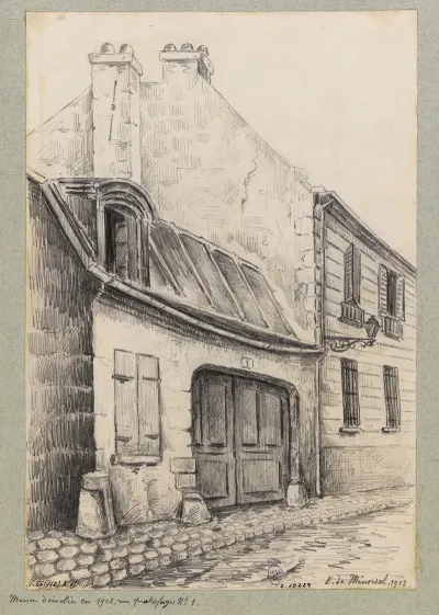 Maison Demolie En 1902 Rue Quatrefage