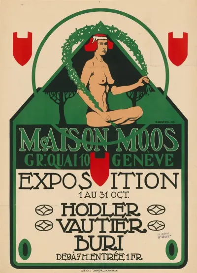 Maison Moos Exposition Hodler Vautier Buri