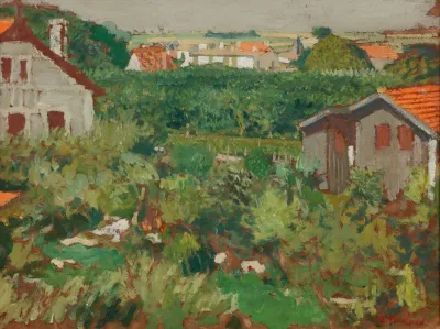 Maisonnettes Dans Un Enclos