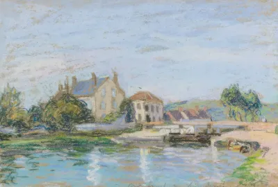 Maisons Au Bord De Lecluse De La Gazonne