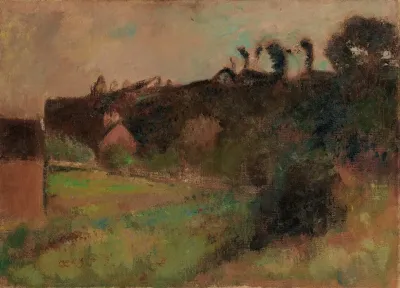 Maisons Au Pied Dune Falaise