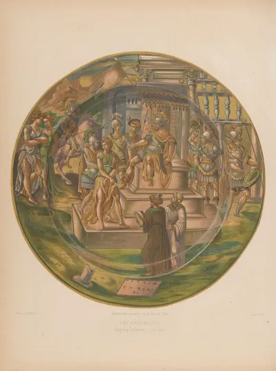 Majolica Italienne Un Plat