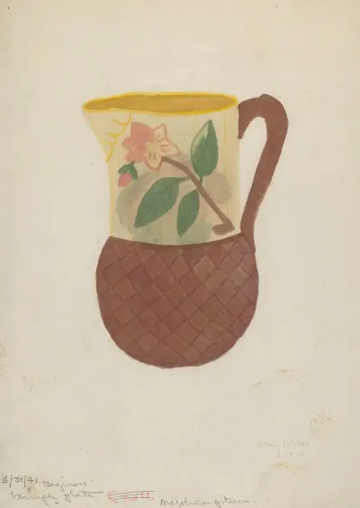 Majolica Pitcher 2