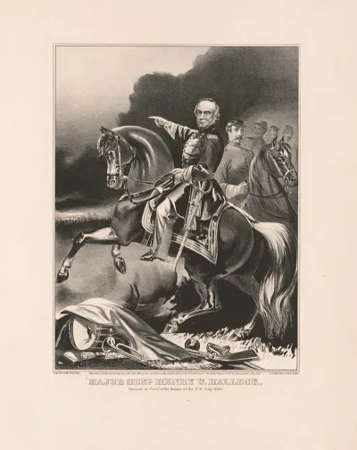 Major General Henry W Halleck General In Chief Of The Armies Of The U S July 1862