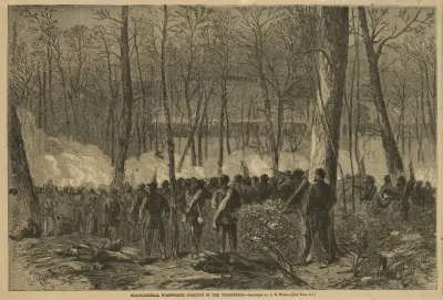 Major General Wadsworth Fighting In The Wilderness