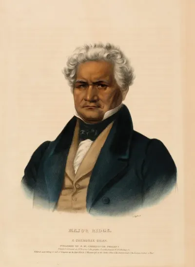 Major Ridge A Cherokee Chief