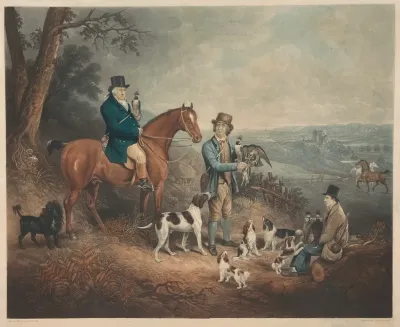 Malcolm Fleming Of Barochan 1745 1811 Hawking