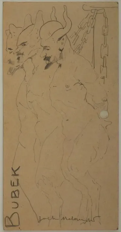 Malczewski Wyczolkowski And Axentowicz As Fauns