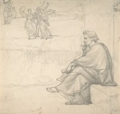 Male Figure In Classical Costume