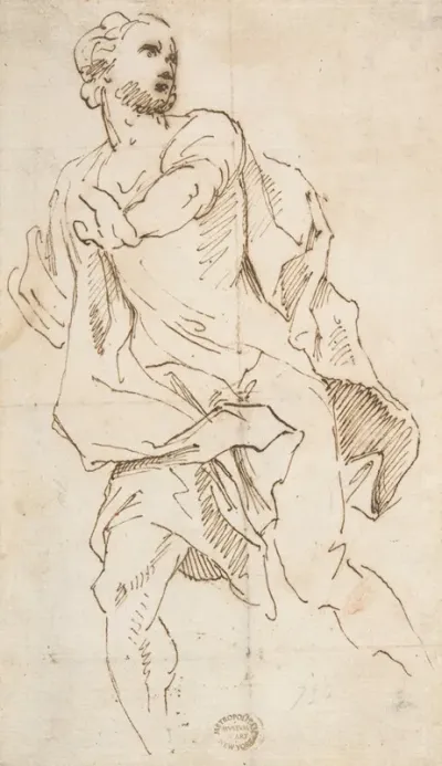 Male Figure Running
