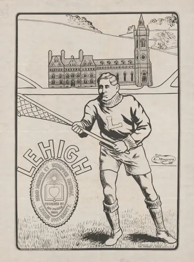 Male Lacrosse Player Lehigh University