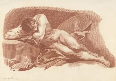 Male Nude Lying Down