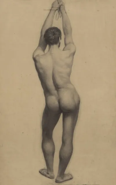 Male Nude Seen From The Back 3