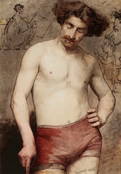 Male Semi Nude 3