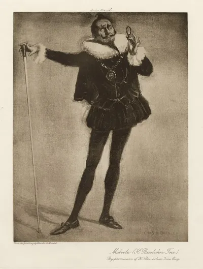 Malvolio H Beerbohm Tree