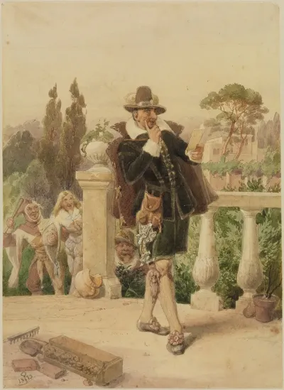 Malvolio Liest Den Im Garten Gefundenen Brief