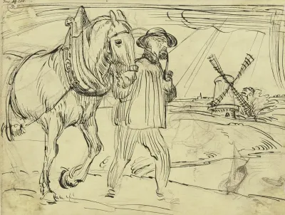 Man And Horse 2