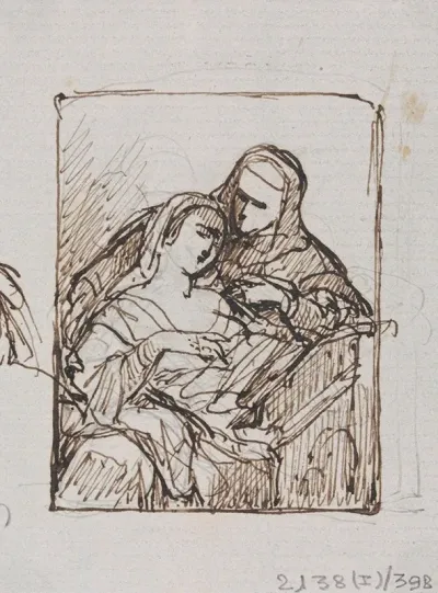 Man And Woman With Book