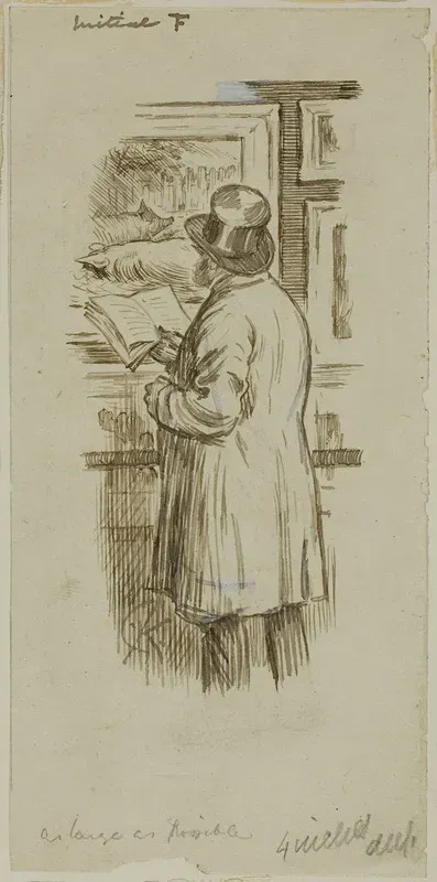 Man At Exhibition