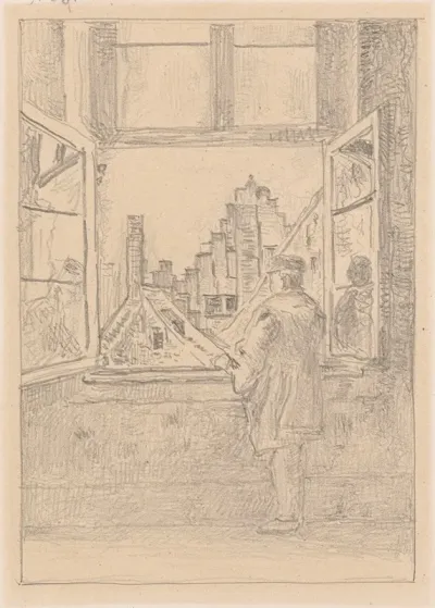 Man At The Window 2