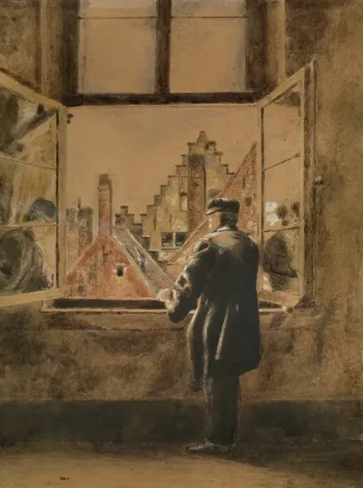 Man At The Window
