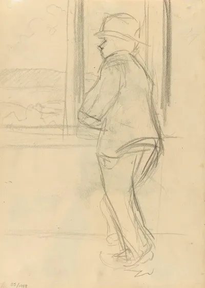 Man By Window