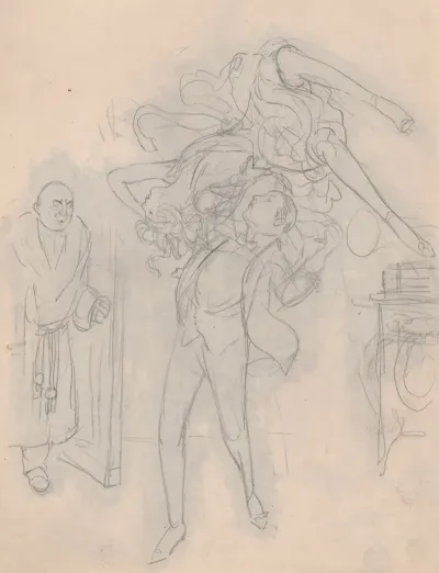 Man Dancing With Woman Over His Head