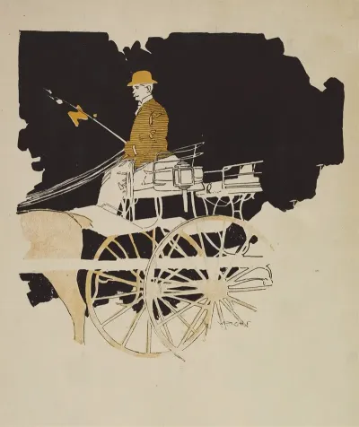 Man Driving A Carriage