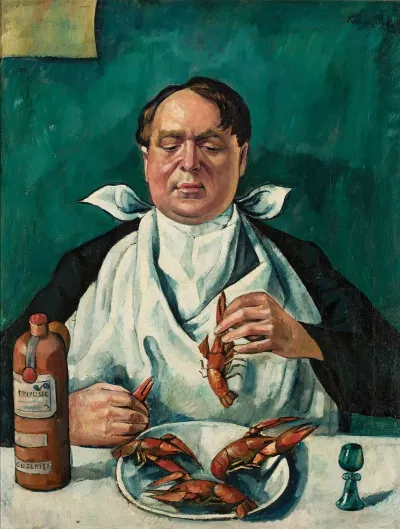 Man Eating Crayfish Portrait Of Karol Szuster
