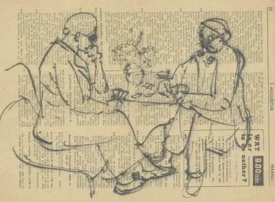 Man En Vrouw Kaartend