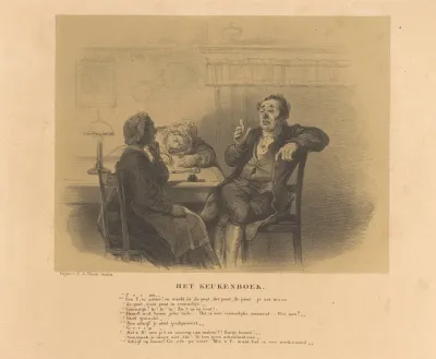 Man En Vrouwen Aan Tafel