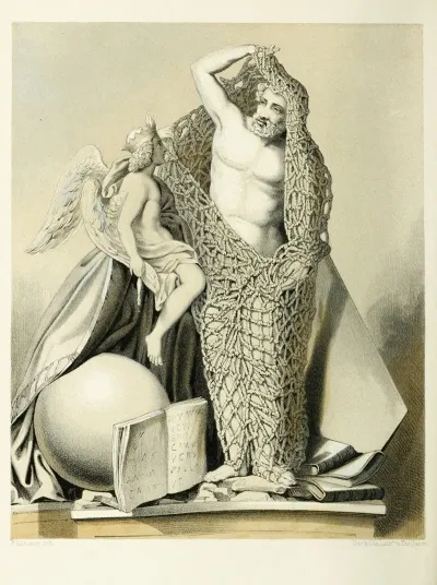 Man Escaping From The Net Of Sin Naples
