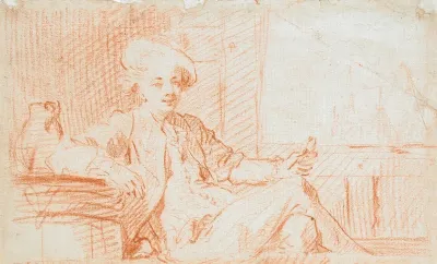 Man Holding A Rose Bud