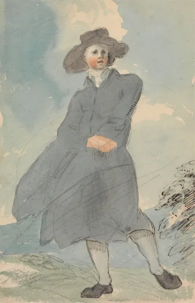 Man In A Blue Cloak