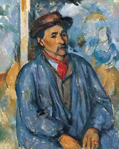 Man In A Blue Smock