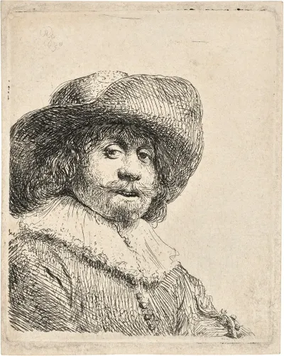 Man In A Broad Brimmed Hat