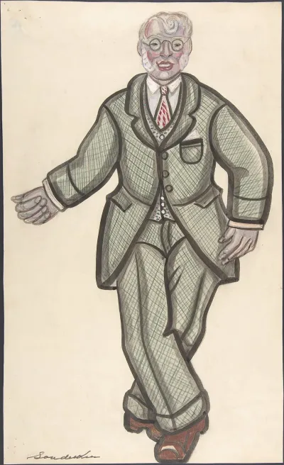 Man In A Checkered Suit