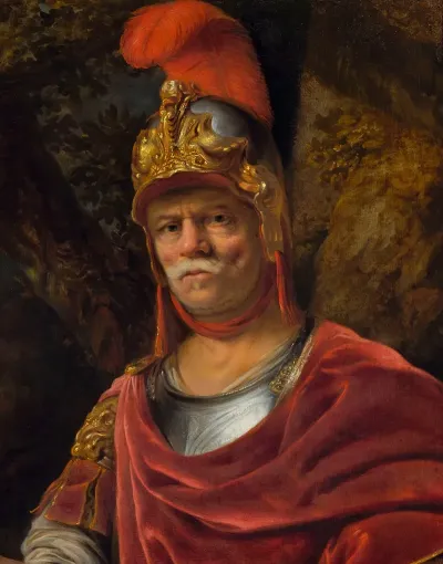 Man In A Golden Helmet Mars