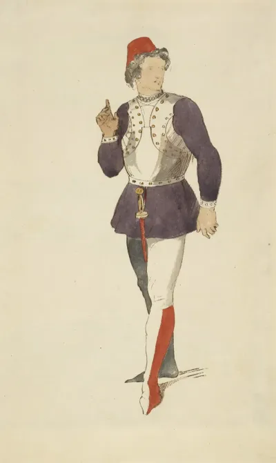 Man In Hat Tunic And Tights 2