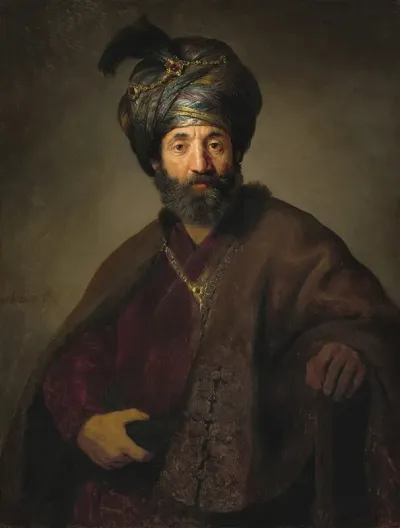 Man In Oriental Costume